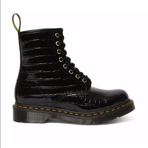 New! Dr. Martens 1460 Croc Embossed Boot